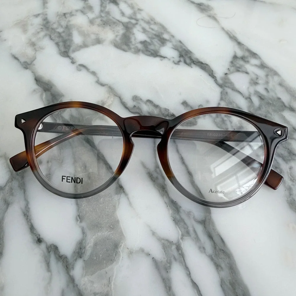 Fendi Eyeglass‎ Frames FF0236 Havana Brown Tortoise Gold Unisex